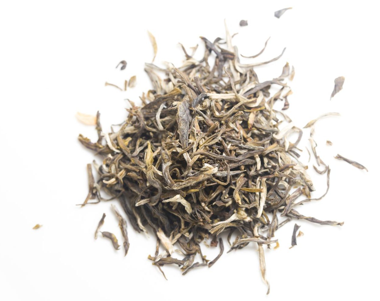 Hojas de té verde sueltas